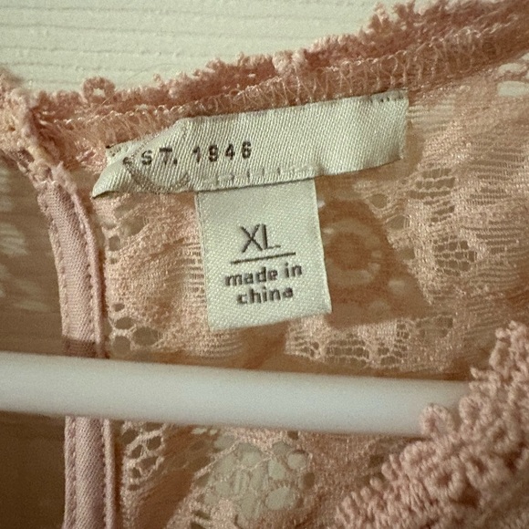 Stunning Cato Light Pink Lace Dress size XL NWOT! - Picture 2 of 2